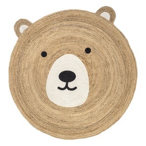 Nuloom Ravenna Bear Handwoven Kids Jute Indoor Area Rug - 1 of 4