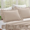 LISM 20"x 26"Ruffle Pillowcases Set of 2,Ruffled Pillow Shams with Envelope Closure - 4 of 4