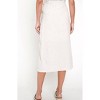 Women's Linen Button Up Skirt - mystree - 2 of 3
