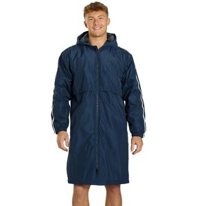 Sporti Striped Comfort Fleece-Lined Swim Parka - 1 of 4