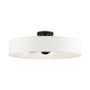 Livex Lighting Venlo 4 - Light Semi-Flush Mount in  Black/Brushed Nickel - 2 of 4