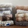 Zuri Reversible Faux Fur to Mink Electric Blanket, Auto Shut Off, Virtually Zero EMF, Multi Heat Setting, UL Certified, Machine Washable - 3 of 4