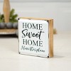 VIP Wood 6 in. White Home Sweet Home Sign - 2 of 4