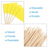 Unique Bargains Small Labeling Marking Cake Cocktail Decor Flag Toothpicks 100 Pcs - 4 of 4