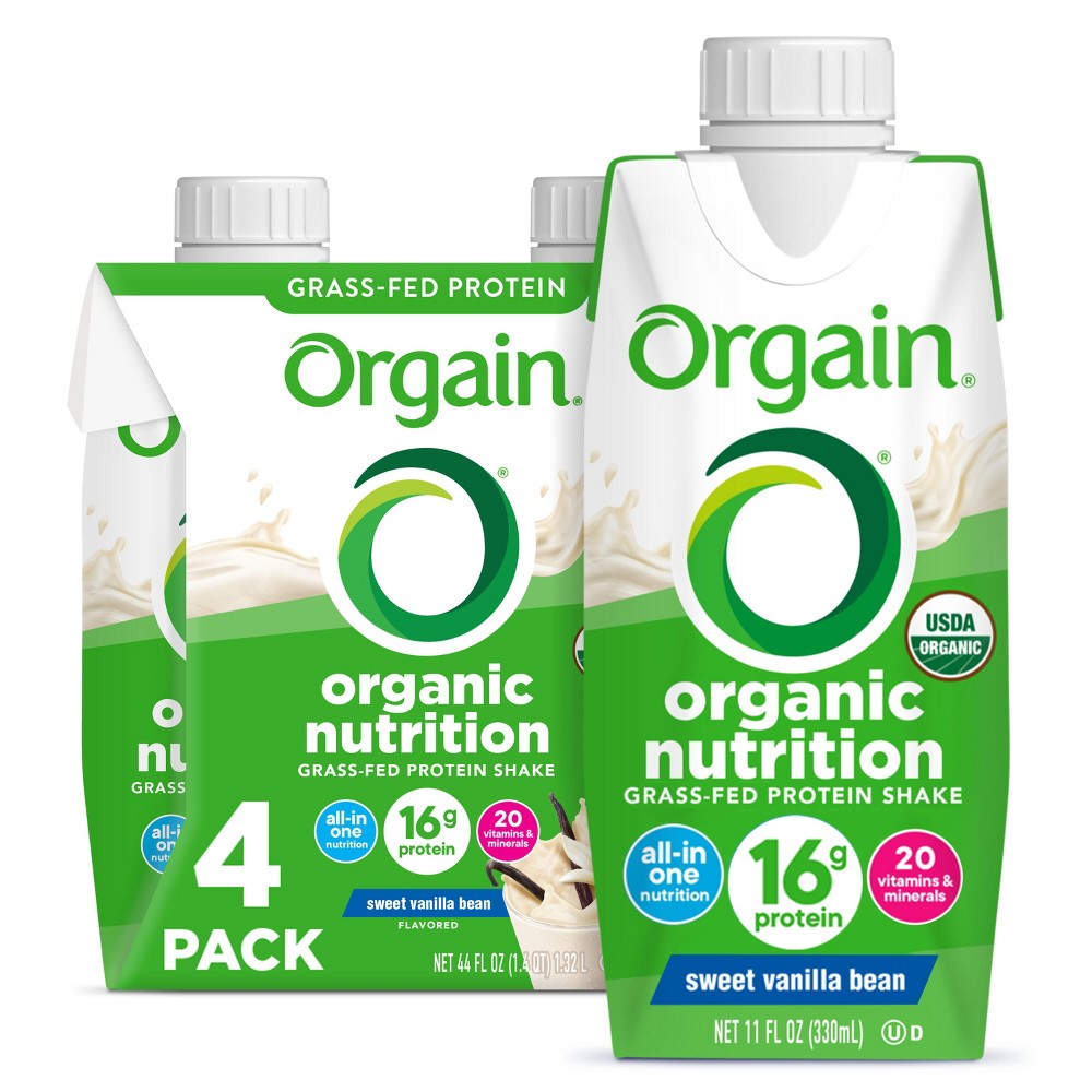 UPC 860547000068 product image for Orgain Nutritional Shake - Vanilla - 11 fl oz/4pk | upcitemdb.com