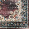 HomeStock Washable Bryant Ivory/Burgundy 2x3, Traditional, Machine Woven with Printed Designs - 3 of 4