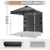 VINGLI 10x10 Pop Up Canopy Tent with 1 Sidewall and Sandbags, Outdoor Gazebo Canopy Party Tent Commercial for Party, Event - 2 of 4
