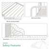 Little Seeds Quinn Whimsical Metal Toddler Bed - 3 of 4