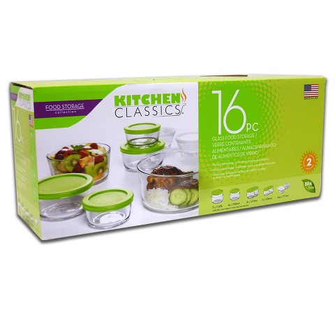Kitchen Basics Kitchen Classics Clear Food Storage Container Set 1 pk (Case of 4)