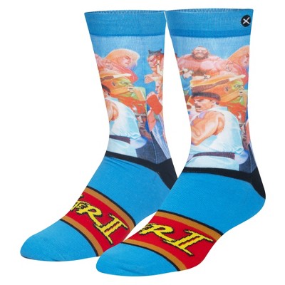 ODD SOX, Street Fighter 2 Characters Funny Crew Socks, Video Games, Assorted