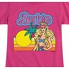 Girls' - Barbie - Cali Sunset Barbie- Girls Fitted Short Sleeve Graphic T-Shirt Fitted Short Sleeve Graphic T-Shirt - 2 of 4