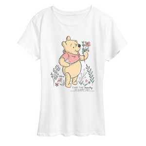 Women's - Disney - Find Beauty Pooh Short Sleeve Graphic T-Shirt - 1 of 4
