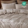 100% Washed Cotton Duvet Cover Minimalist Cotton Duvet Cover for All Seasons GentleSoft™ Plain Simple Bedding Set - 3 of 4