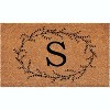 Calloway Mills Rustic Leaf Vine Monogrammed Doormat 36 In. x 72 In. - 2 of 2