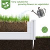 Lirago 35.4" x 35.4" x 15.7" White PVC Modular Garden Fence Panel-Durable, Easy to Install & Soil Improvement Solution - 3 of 4