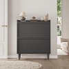 2-Drawer Wooden Shoe Cabinet with Adjustable Shelf, Freestanding Flip Drawer Organizer, Hidden Shoe Storage for Entryway, Hallway & Living Room - 2 of 4