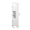 Bathroom Floor Storage Cabinet with 2 Doors Living Room Wooden Cabinet - 4 of 4