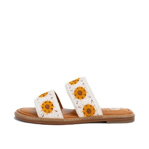 Women's Liselle Crochet Slide Sandal - Yellow Box™ - 1 of 4