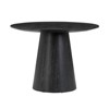 Sahara Black Oak Round Dining Table - 2 of 4