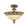 Livex Lighting Savannah 3 - Light Flush Mount in  Venetian Patina - 3 of 4