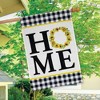 Sunflower Wreath Everyday Burlap House Flag 28" x 40" Briarwood Lane - 4 of 4