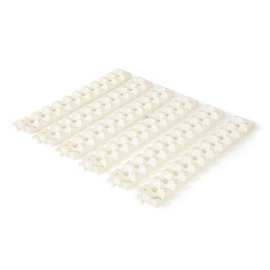 Farm Innovators 3400 Quail Rail Fits 120 Small Eggs, Replaces Standard Chicken, Goose, & Duck Trays in Model 3400 Automatic Egg Turner, White (6 Pack) - 1 of 4