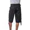 Pro Club Men's Cotton Classic Straight Leg Twill Cargo Shorts with Belt - 3 of 4