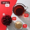 JoyTable Glass Measuring Cups Set, Liquid Measuring Cups, Glass Measuring Cup Set - 3 of 4