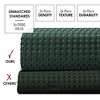 Hearth & Harbor Waffle Shower Curtain for Bathroom - 72x72 Heavy Duty Bathroom Curtain - 3 of 4