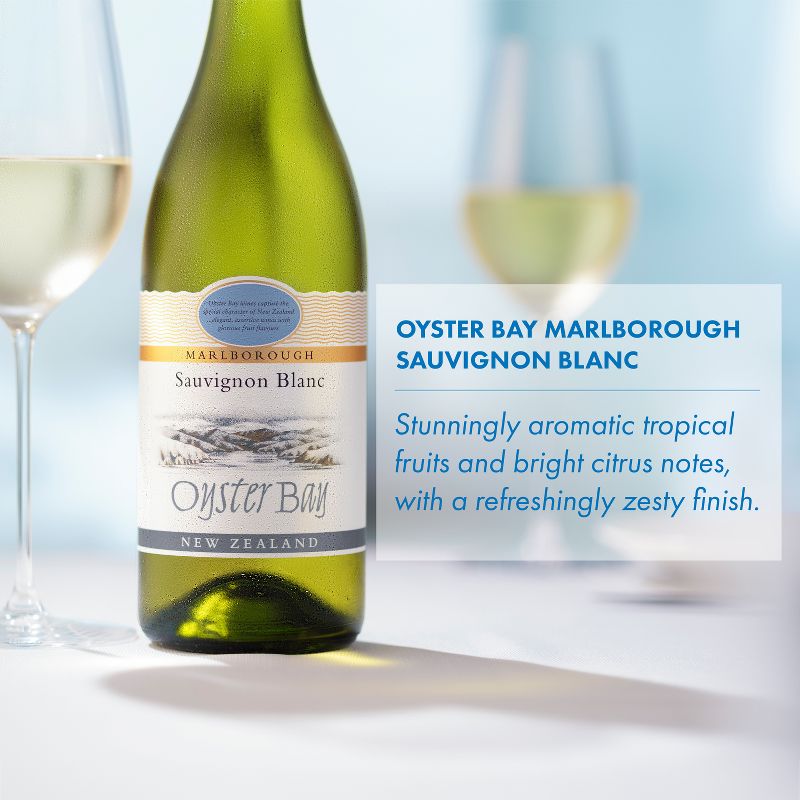 Oyster Bay Sauvignon Blanc White Wine - 750ml Bottle, 4 of 9