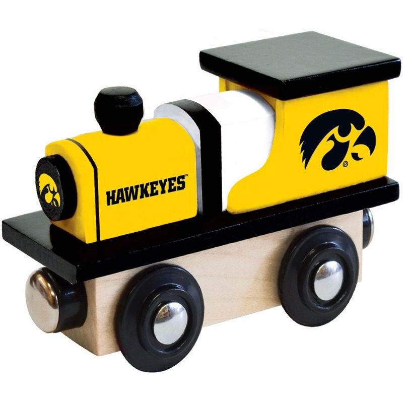 MasterPieces Officially Licensed NCAA Iowa Hawkeyes Wooden Toy Train Engine For Kids, 1 of 4