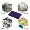 Unique Bargains Hiking Travel Ultralight Flocked Inflatable Camping Pillows 4 Pcs 17" x 11" - 4 of 4