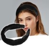Unique Bargains Women's Thick Braided Velvet Headband Hairband Accessories 1.2 Inch Wide 1 Pc - 2 of 4