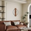 Clockswise Industrial Style Modern Wall Clock Wood and Metal Design - 3 of 4