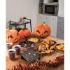 Blue Panda 50-Pack Halloween Disposable Cocktail Lunch Paper Napkins Party Supplies, Black 5 x 5 In - 3 of 4