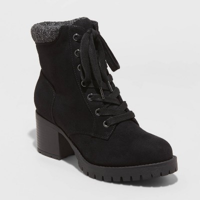 skechers black work boots