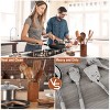 Itopfox 9-Piece Teak Wooden Kitchen Utensil Set with Spoon Rest, Comfort Grip Cooking Spoons & Utensil Holder for Easy Storage - 3 of 4