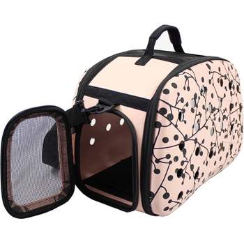 Pet Life Narrow Shelled Collapsible Military Grade Transportable Designer Carrier