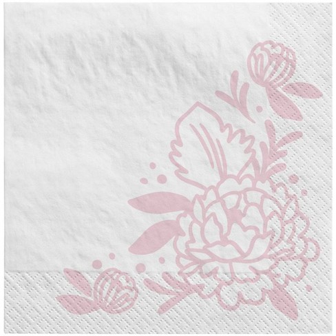 Floral Paper Napkins (Set of 30)