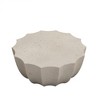 Gulches Modern Indoor & Outdoor Waterproof Coffee Table - Durable Design for Terraces, Gardens, Backyards & Living Rooms - 2 of 4