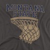 Montana State University Basketball Hoop Adult T-Shirt Black - 2 of 4