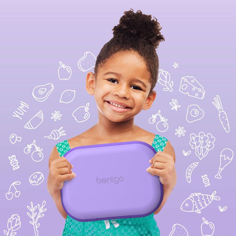 Bentgo Kids' Chill Lunch Box, Bento-Style Solution, 4 Compartments & Removable Ice Pack, 3 of 12