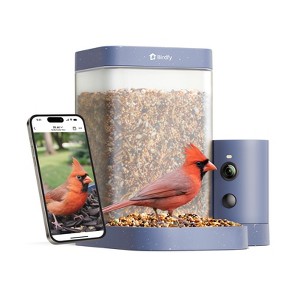 Birdfy Smart Bird Feeder Rookie - 1080P HD, 60FPS High-Frame Video for Slow-Motion Clips, AI Bird Recognition, Night Vision, Free Cloud Storage - 1 of 4