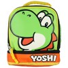 Super Mario Yoshi Lunch Box Dual Compartment Insulated Lunch Tote Multicolored - 2 of 4