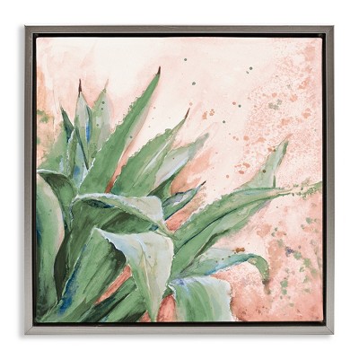 Stupell Industries Green Succulent Plant Leaves, 18" x 18"