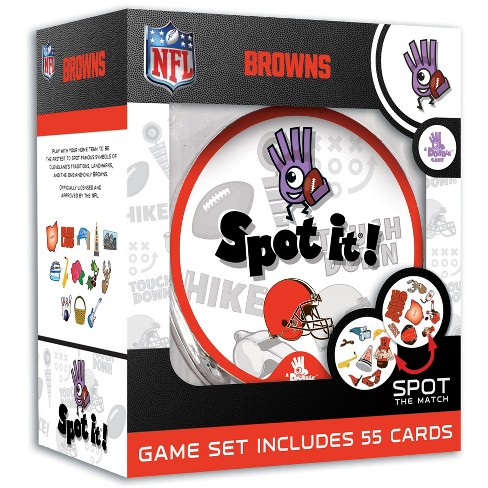 Masterpieces Officially Licensed Nfl Cleveland Browns Spot It Game For Kids  And Adults : Target