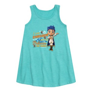 - Santiago of The Sea - Enrique Palacios Graphic Sleeveless Aline Dress - 1 of 3