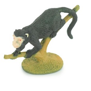 Collectible Wildlife Gifts | Capuchin Monkeys, Cebinae, Primates, Rubber Animal Toy, Realistic Figure, Model, Toys, Gift,   2 1/4 Inches. F1774 B129 - 1 of 4