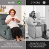 Power Lift Recliner Chair, Electric Fabric Recliner Sofa for Seniors with Remote Control, Side Pocket and Spacious Seat - 3 of 4