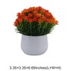 Unique Bargains Artificial Plants Scandinavian-style Plastic 3.35"x3.35"x6.69" 1 Pc - 3 of 4